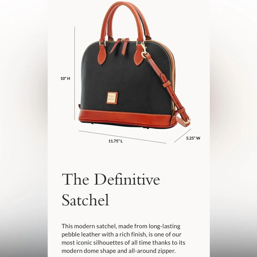 Dooney & Bourke Pebble Grain Dome Satchel